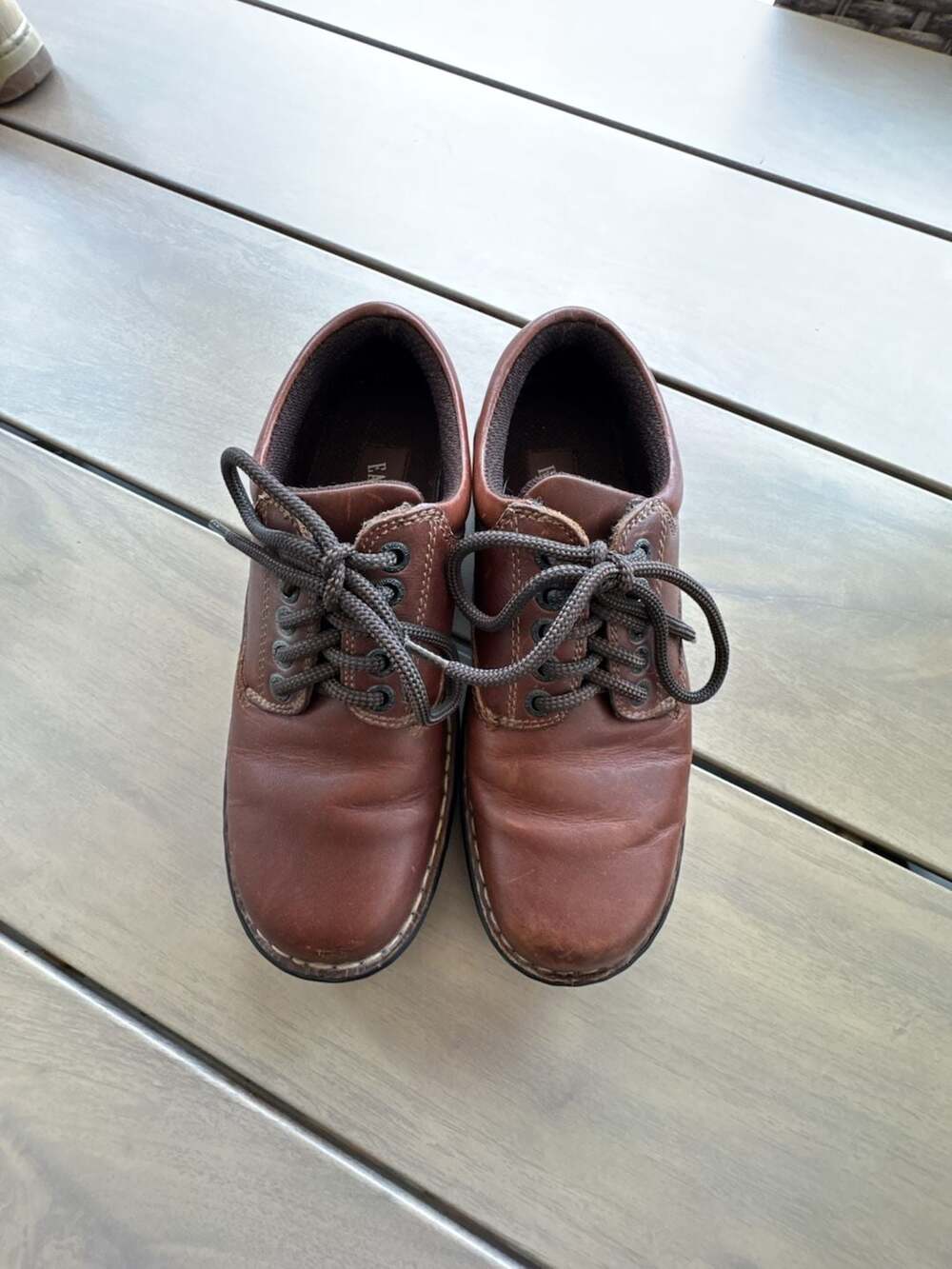 Eastland Plainview Brown Leather Oxfords Size 7M Women’s